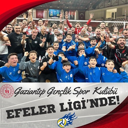 Gaziantep Gençlik Spor Kulübü Efeler Liginde 